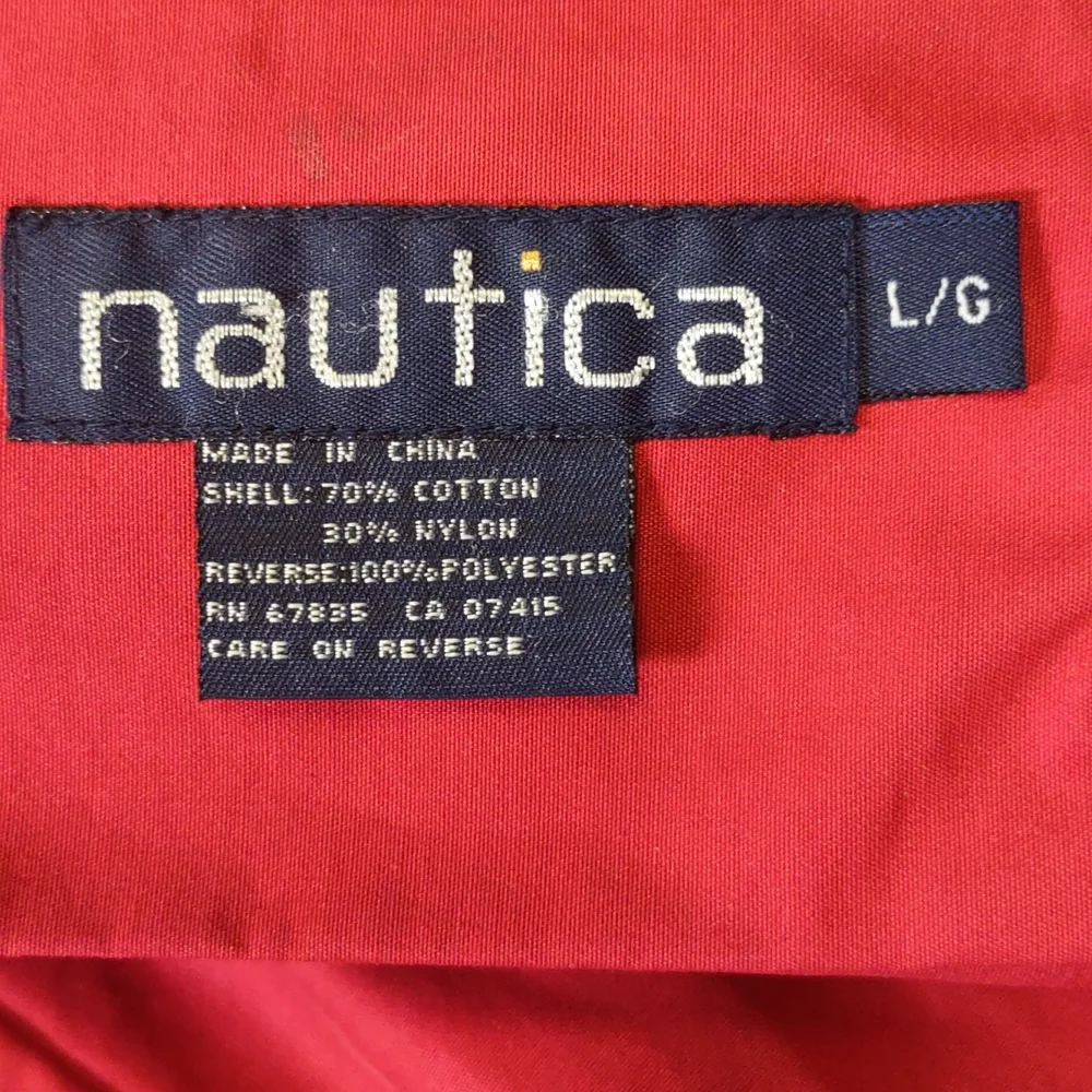 Vintage Nautica Reversible Fleece Jacket Large 90s Y2K - Picture 8 of 12
